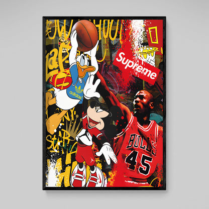 Basketball Pop Art Canvas - Luxury Art Canvas