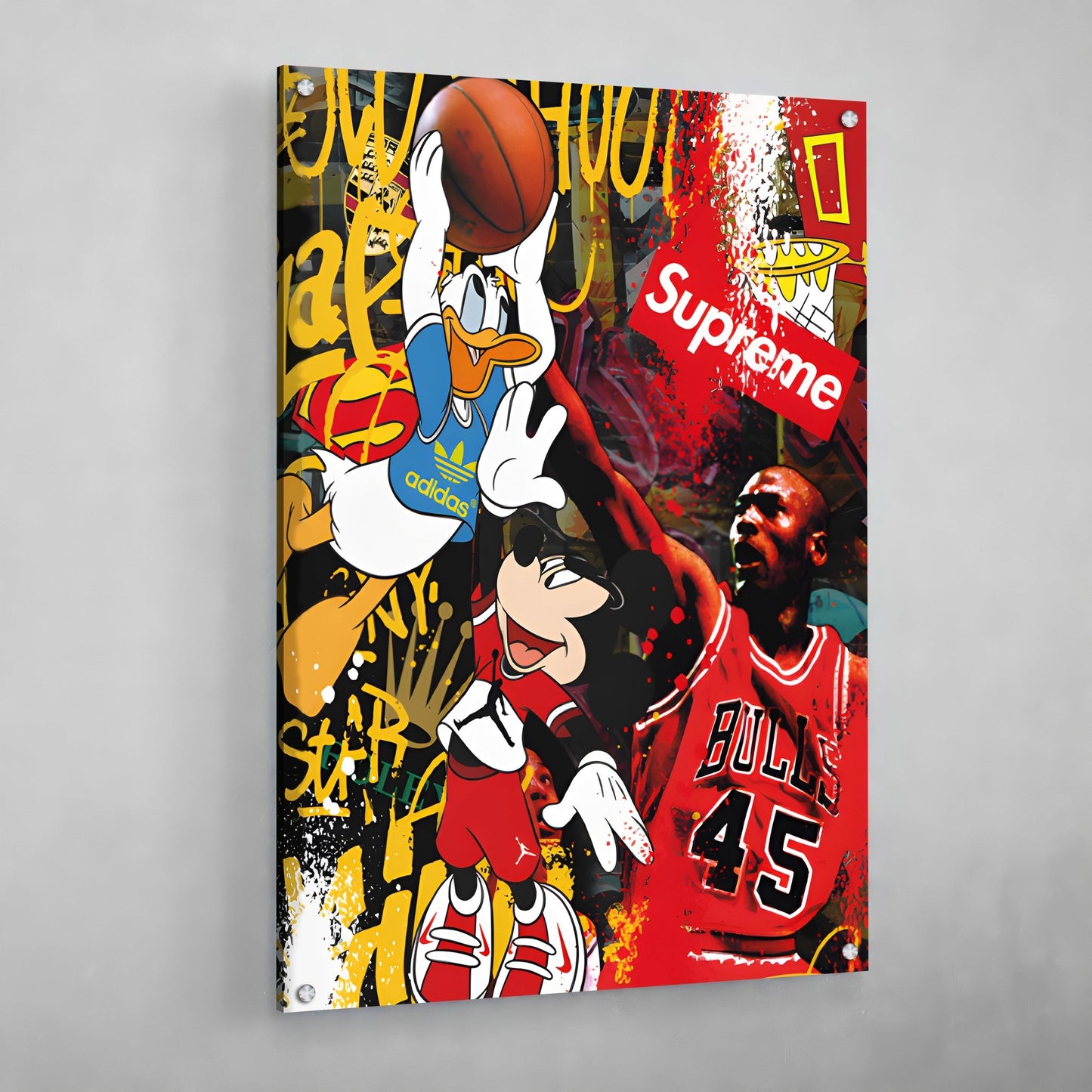 Basketball Pop Art Canvas - Luxury Art Canvas