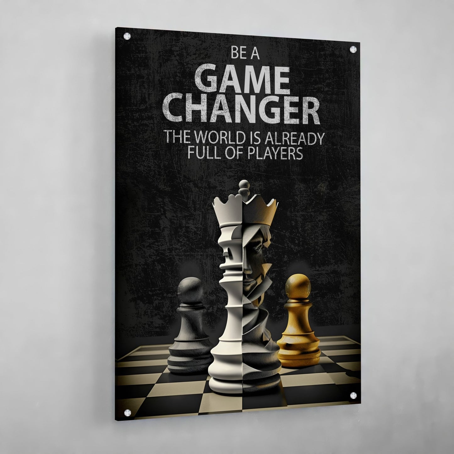 Be A Game Changer Wall Art - Luxury Art Canvas