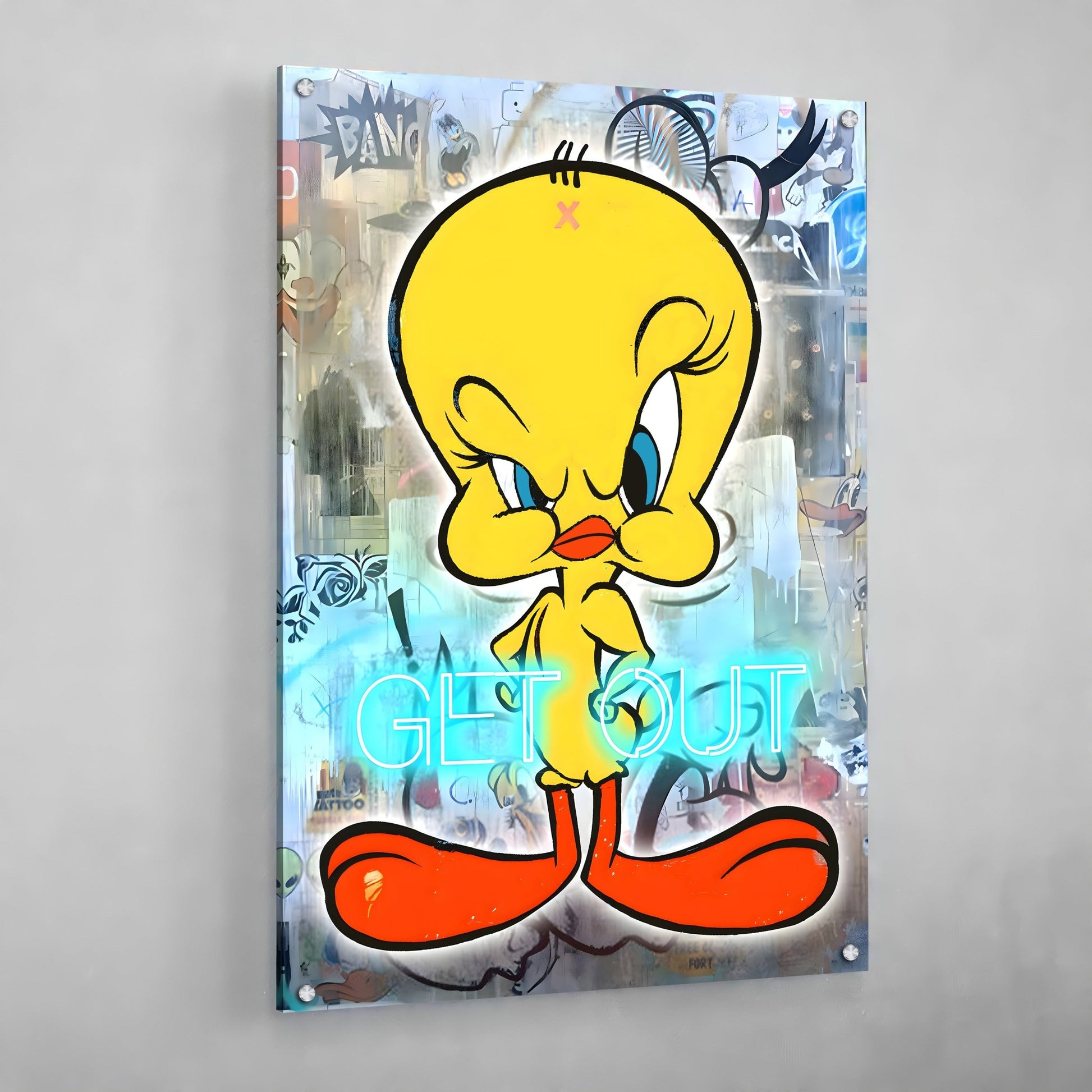 Bird Pop Art Canvas - Luxury Art Canvas