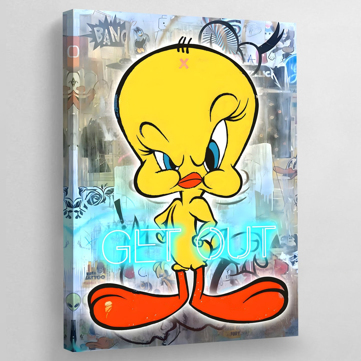 Bird Pop Art Canvas - Luxury Art Canvas