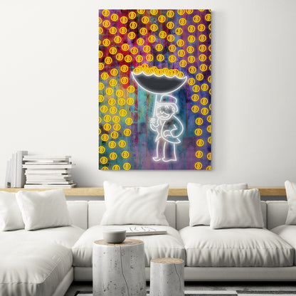 Bitcoin Wall Art - Luxury Art Canvas