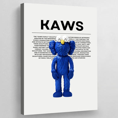 Blue HypeBeast Canvas - Luxury Art Canvas