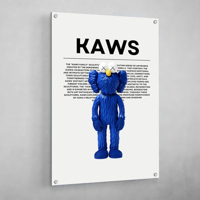 Blue HypeBeast Canvas - Luxury Art Canvas