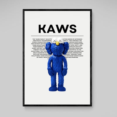 Blue HypeBeast Canvas - Luxury Art Canvas