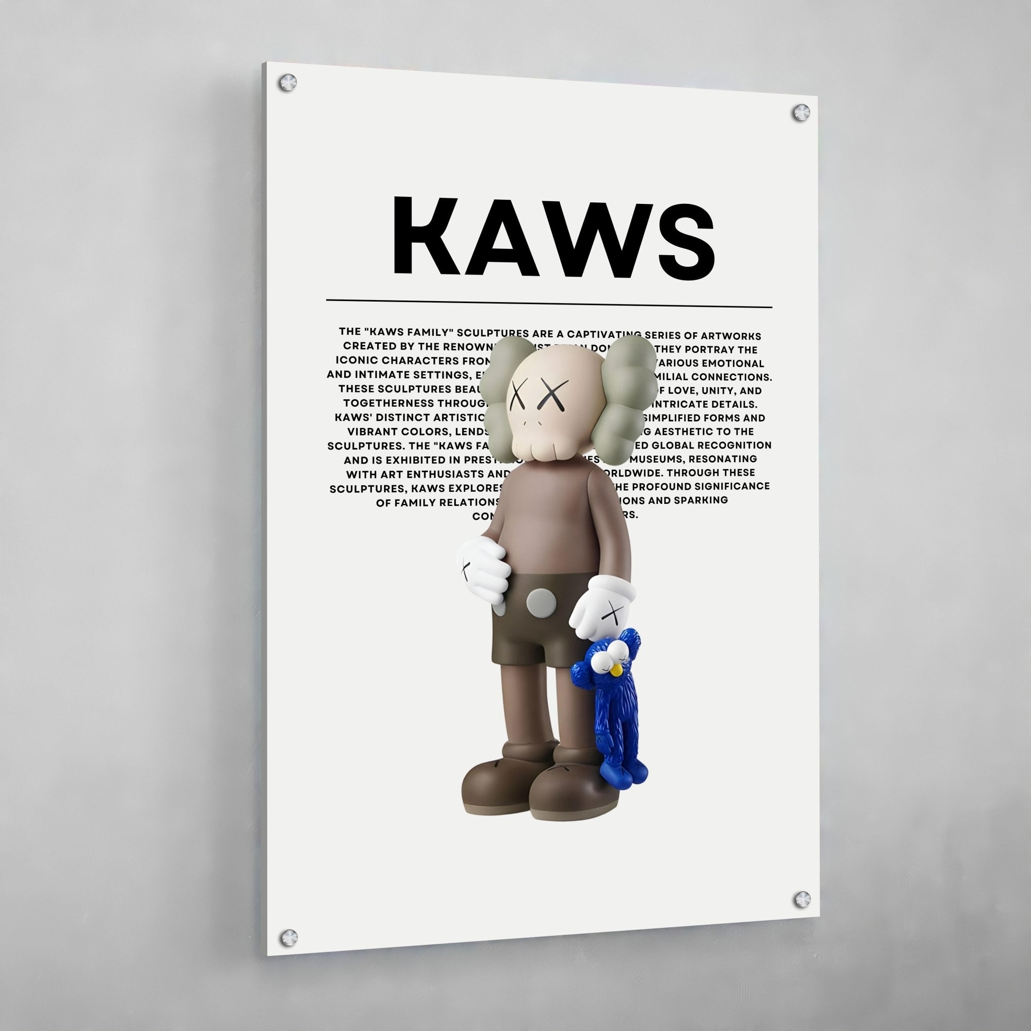 Blue HypeBeast Canvas Wall Art - Luxury Art Canvas