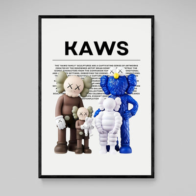 Blue HypeBeast Wall Art - Luxury Art Canvas