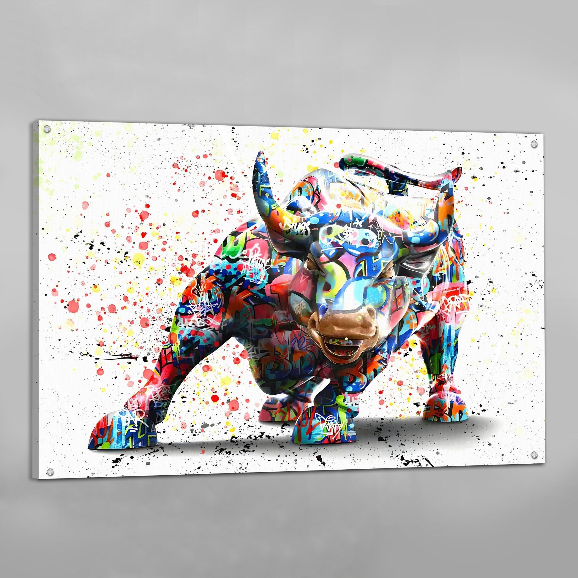 Bull Pop Art - Luxury Art Canvas