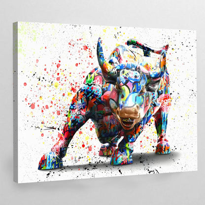 Bull Pop Art - Luxury Art Canvas