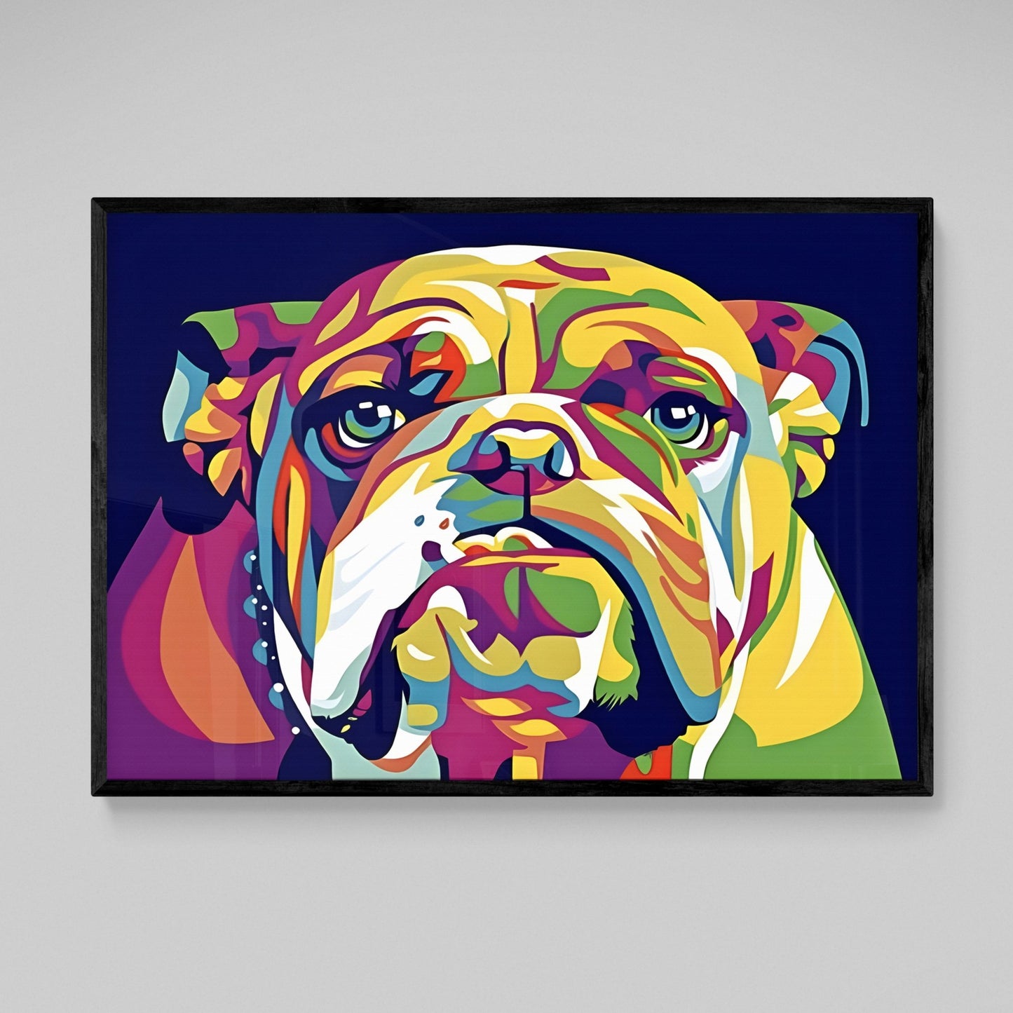 Bulldog Pop Art Canvas - Luxury Art Canvas