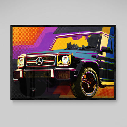 Car Pop Art Canvas - Luxury Art Canvas