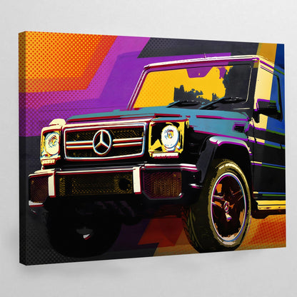 Car Pop Art Canvas - Luxury Art Canvas