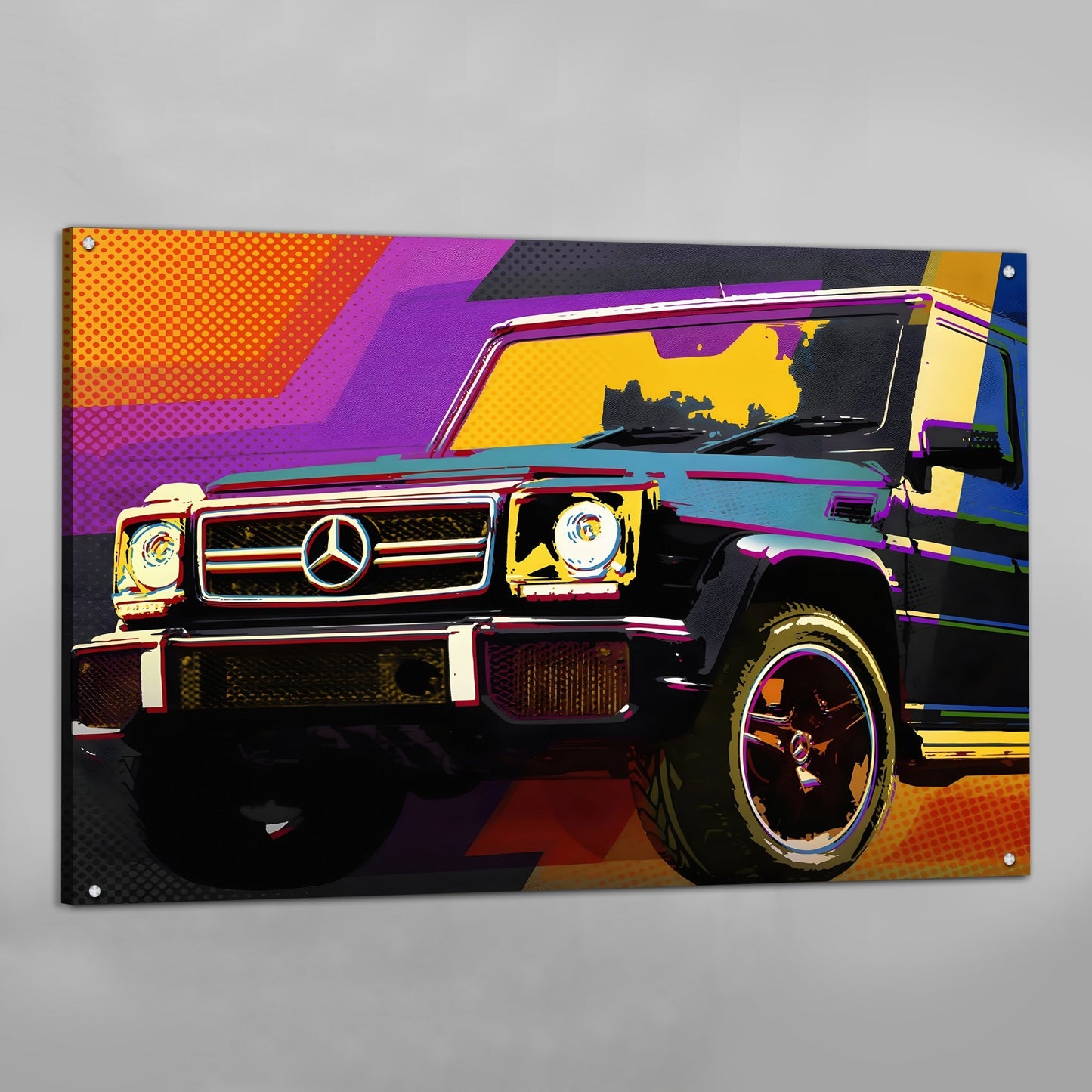 Car Pop Art Canvas - Luxury Art Canvas