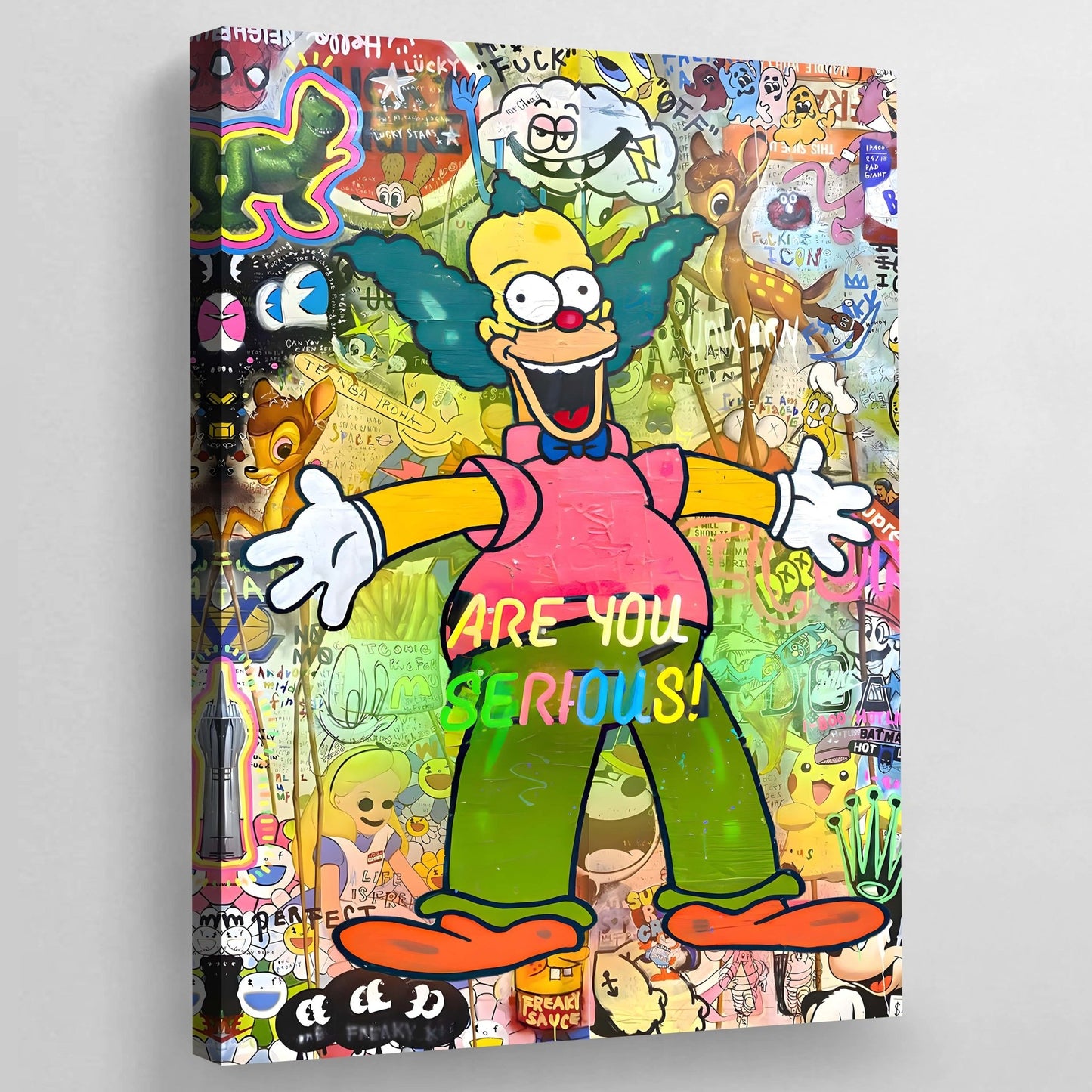 Cartoon Pop Canvas - Luxury Art Canvas