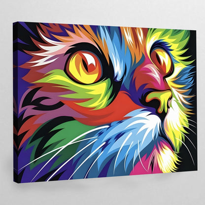 Cat Pop Art Canvas - Luxury Art Canvas
