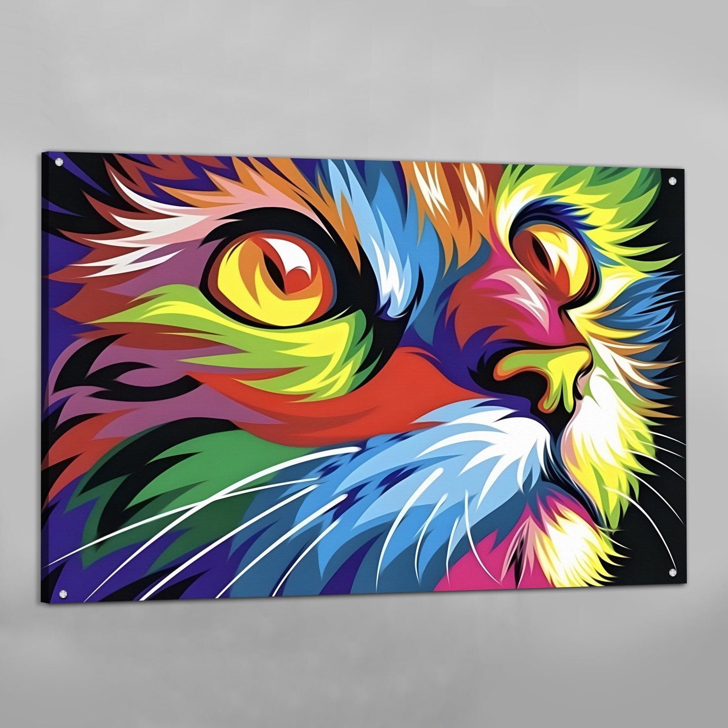 Cat Pop Art Canvas - Luxury Art Canvas