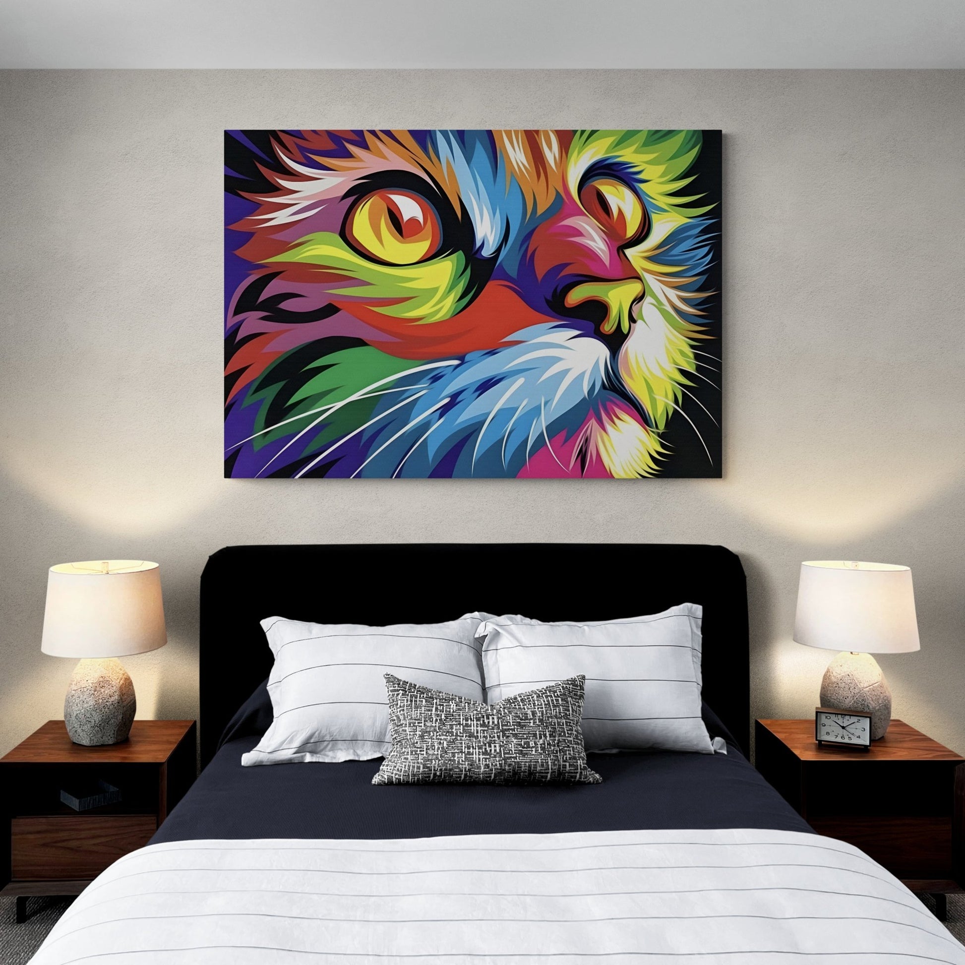 Cat Pop Art Canvas - Luxury Art Canvas