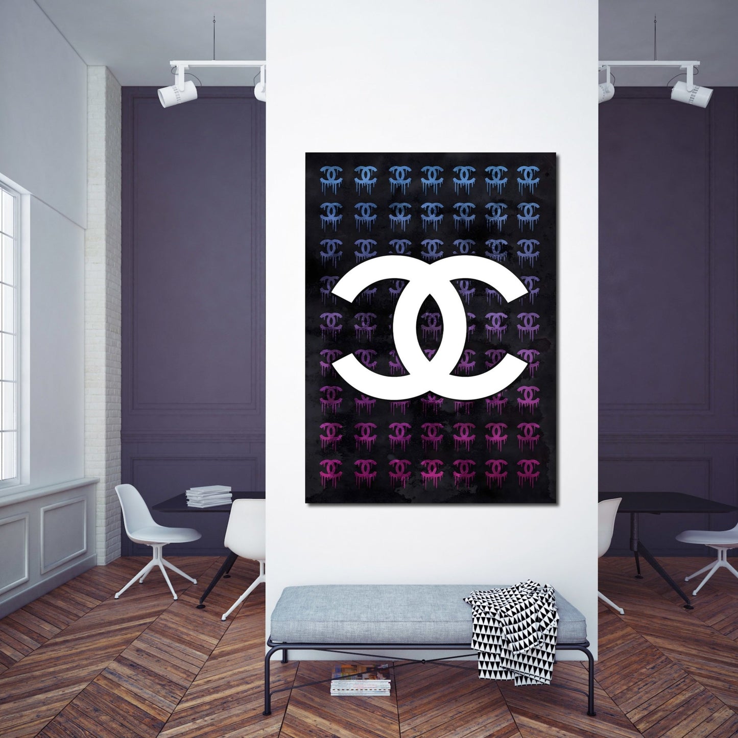 Chanel Canvas Wall Art - Luxury Art Canvas