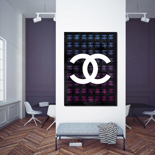 chanel room decor for table