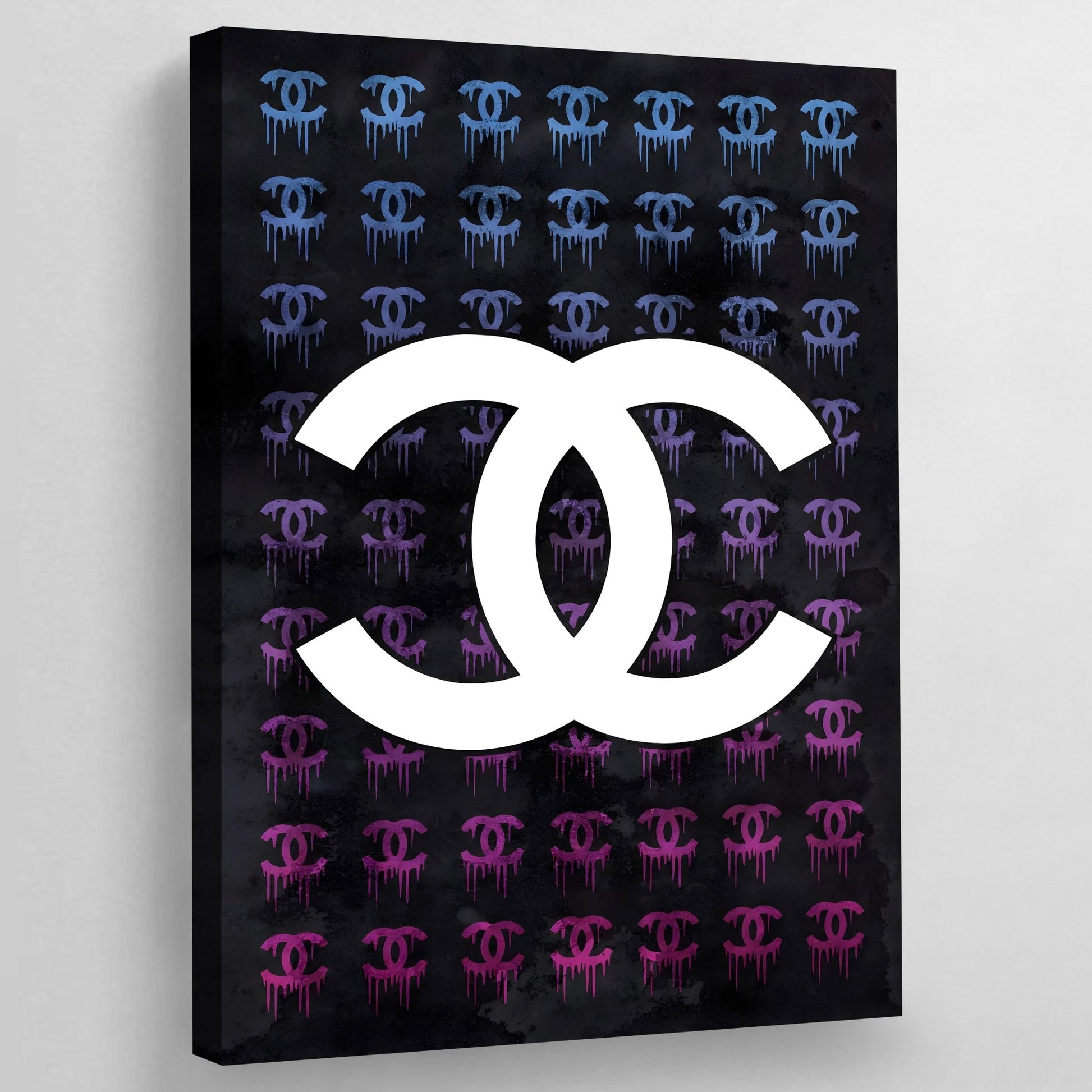 Black and Gold Chanel Wall Art