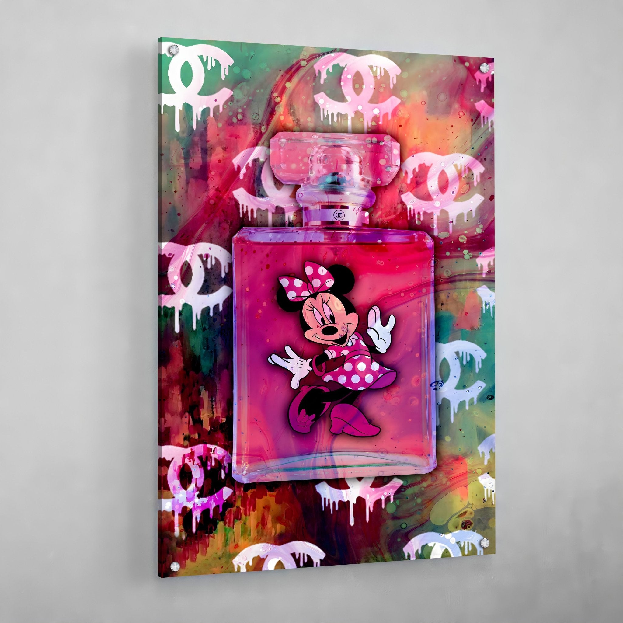 Chanel Perfume Wall Art - Luxury Art Canvas