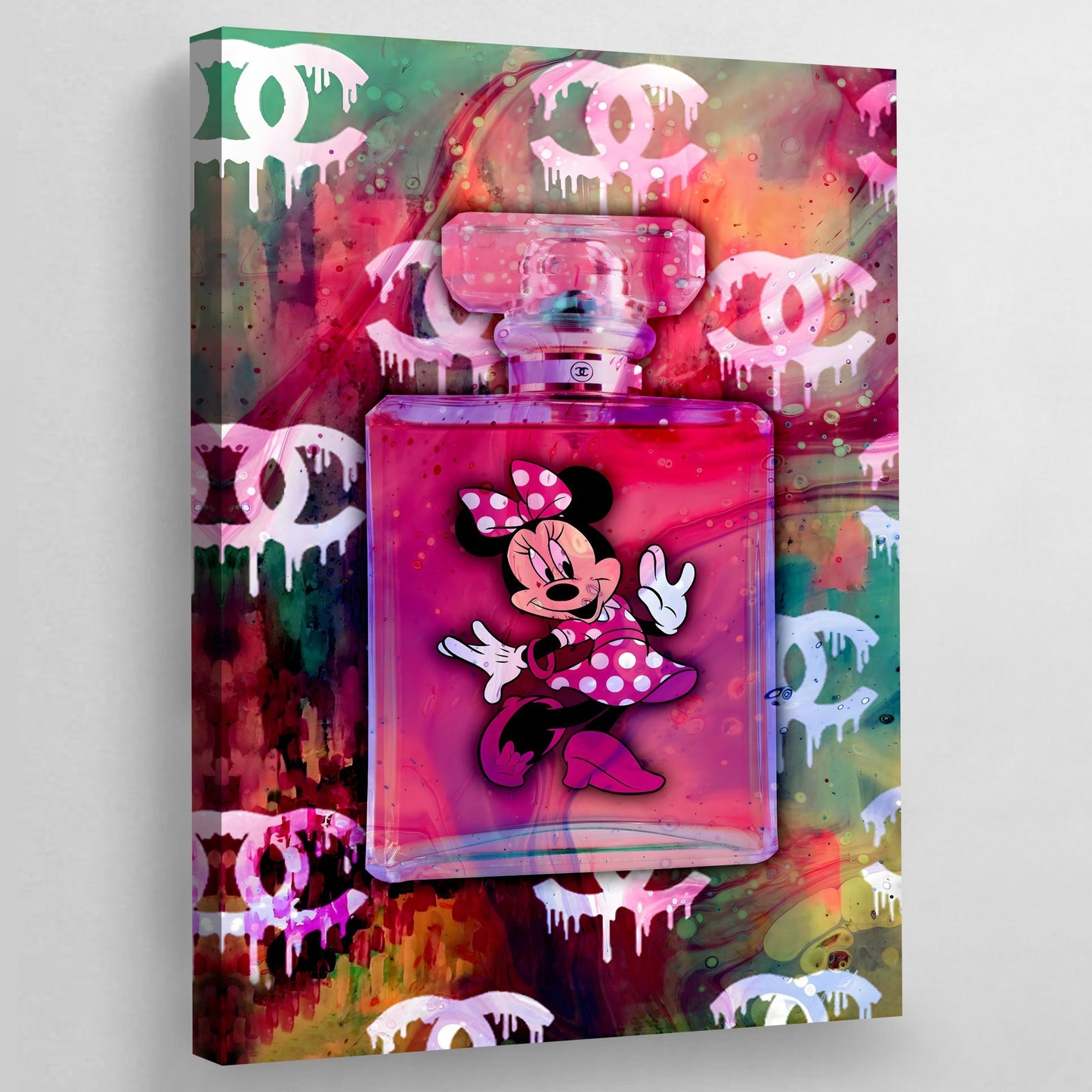 Chanel Perfume Wall Art - Luxury Art Canvas