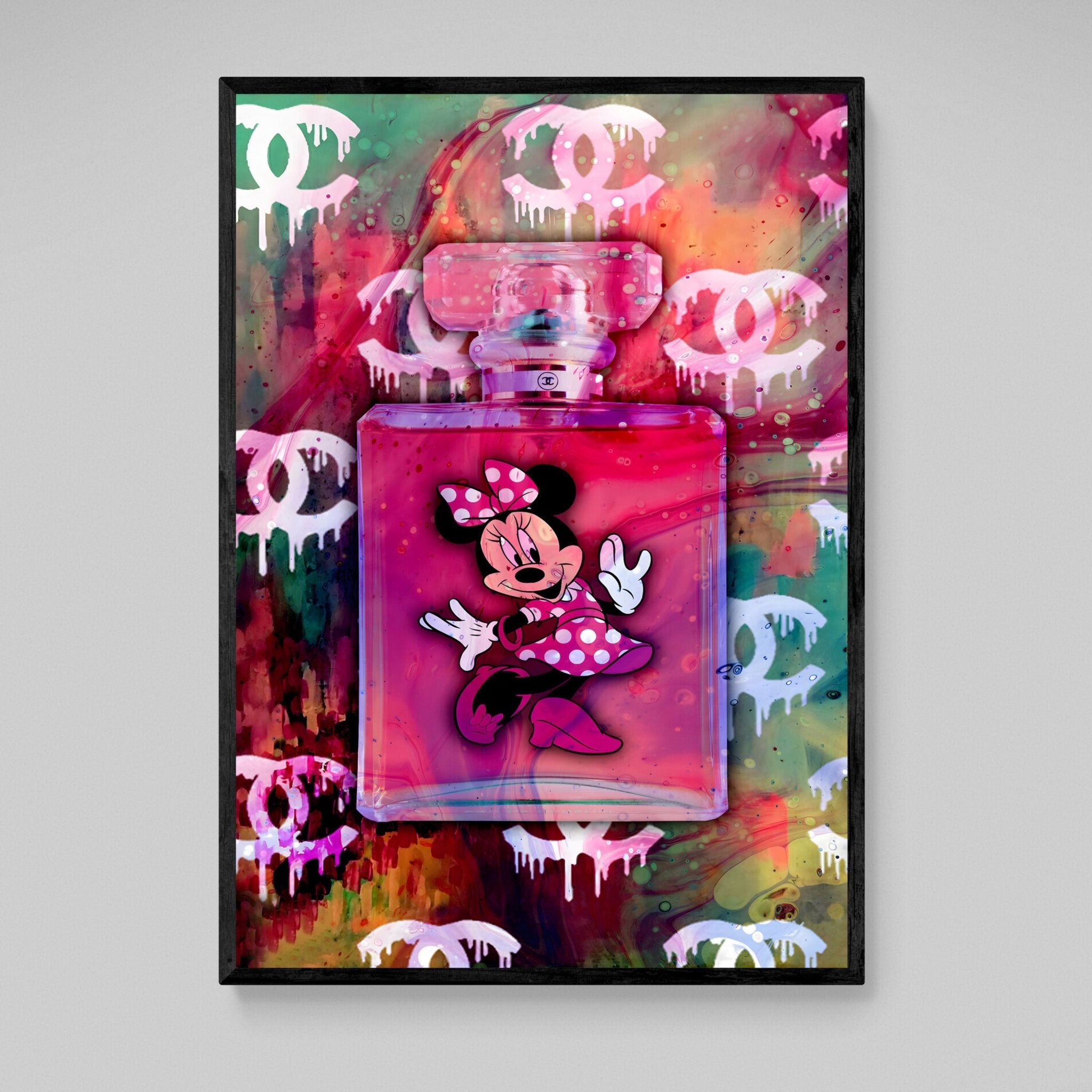 Chanel Perfume Wall Art - Luxury Art Canvas