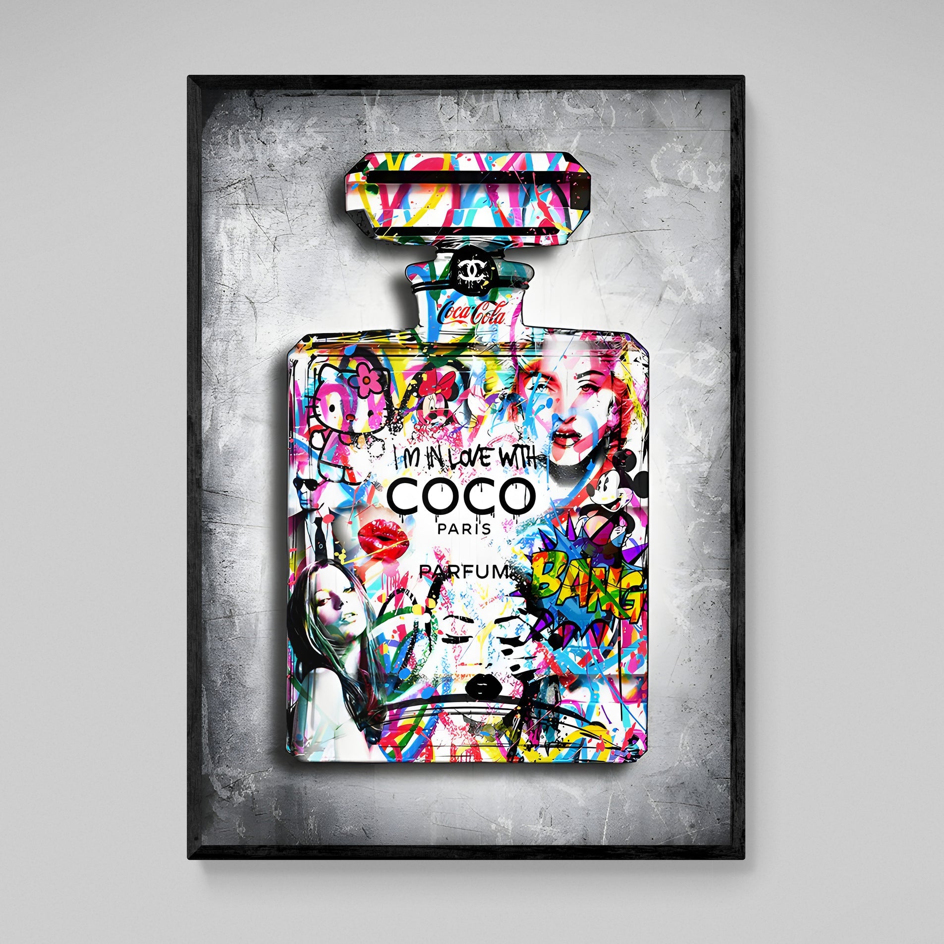 Pop Art  Picture  Canvas  COCO Van Gogh Contemporary  Modern Art  by  JulieMoonPOPART on canvas poster wallpaper and more