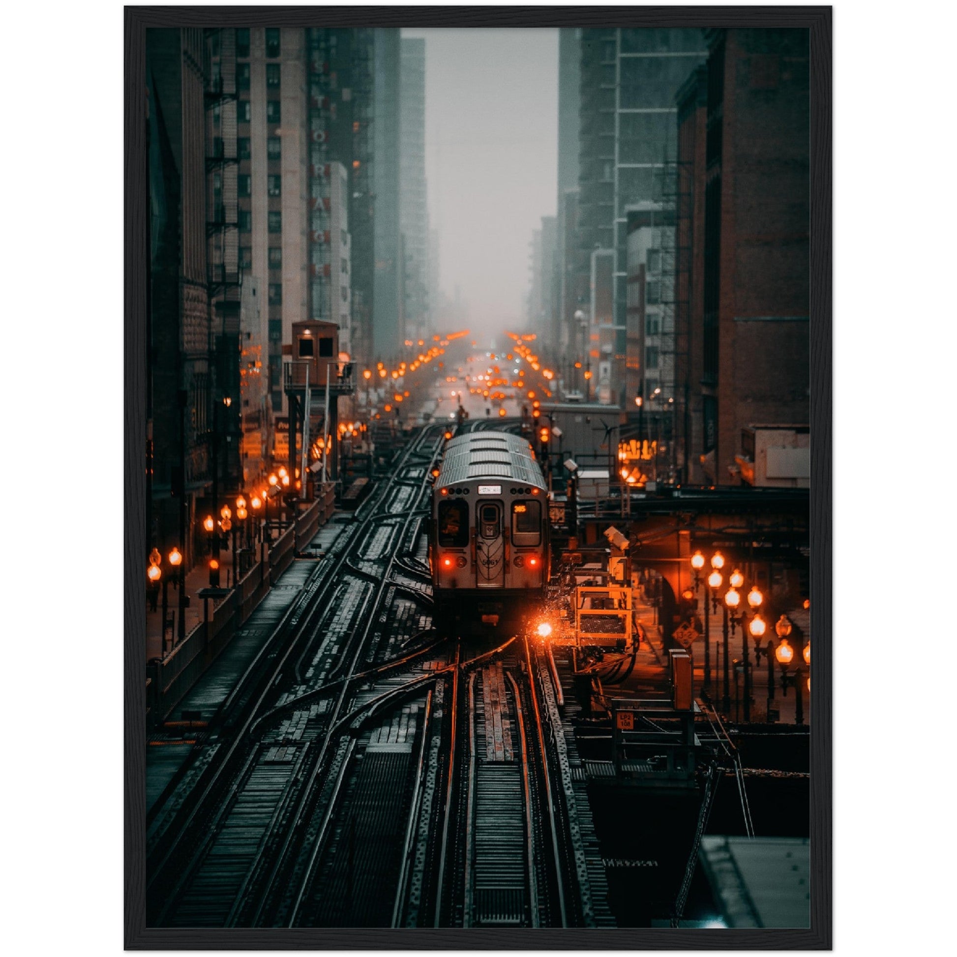 Chicago Metro Wall Art - Luxury Art Canvas