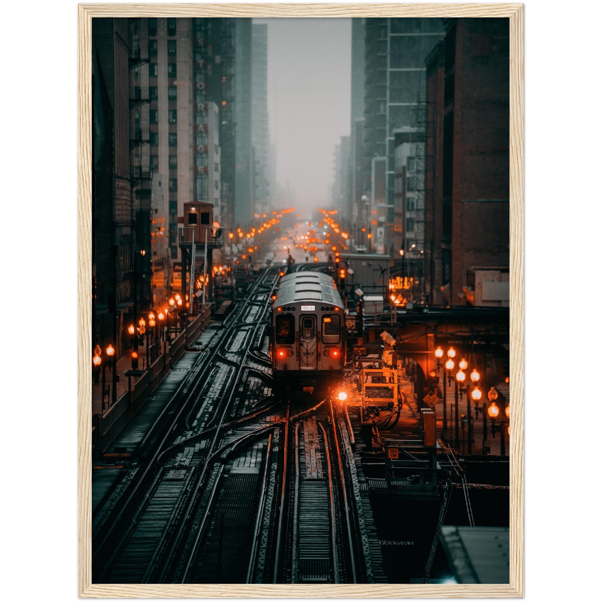 Chicago Metro Wall Art - Luxury Art Canvas