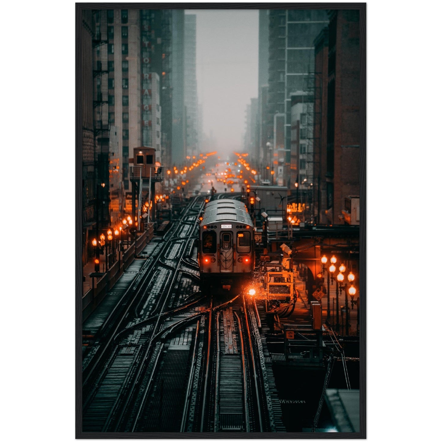 Chicago Metro Wall Art - Luxury Art Canvas