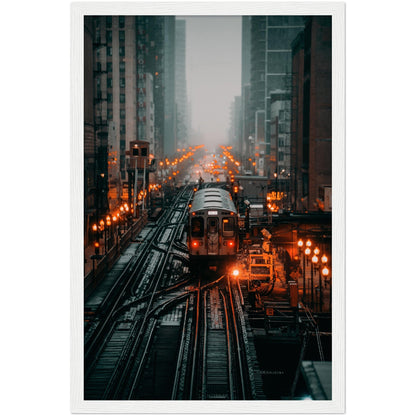 Chicago Metro Wall Art - Luxury Art Canvas