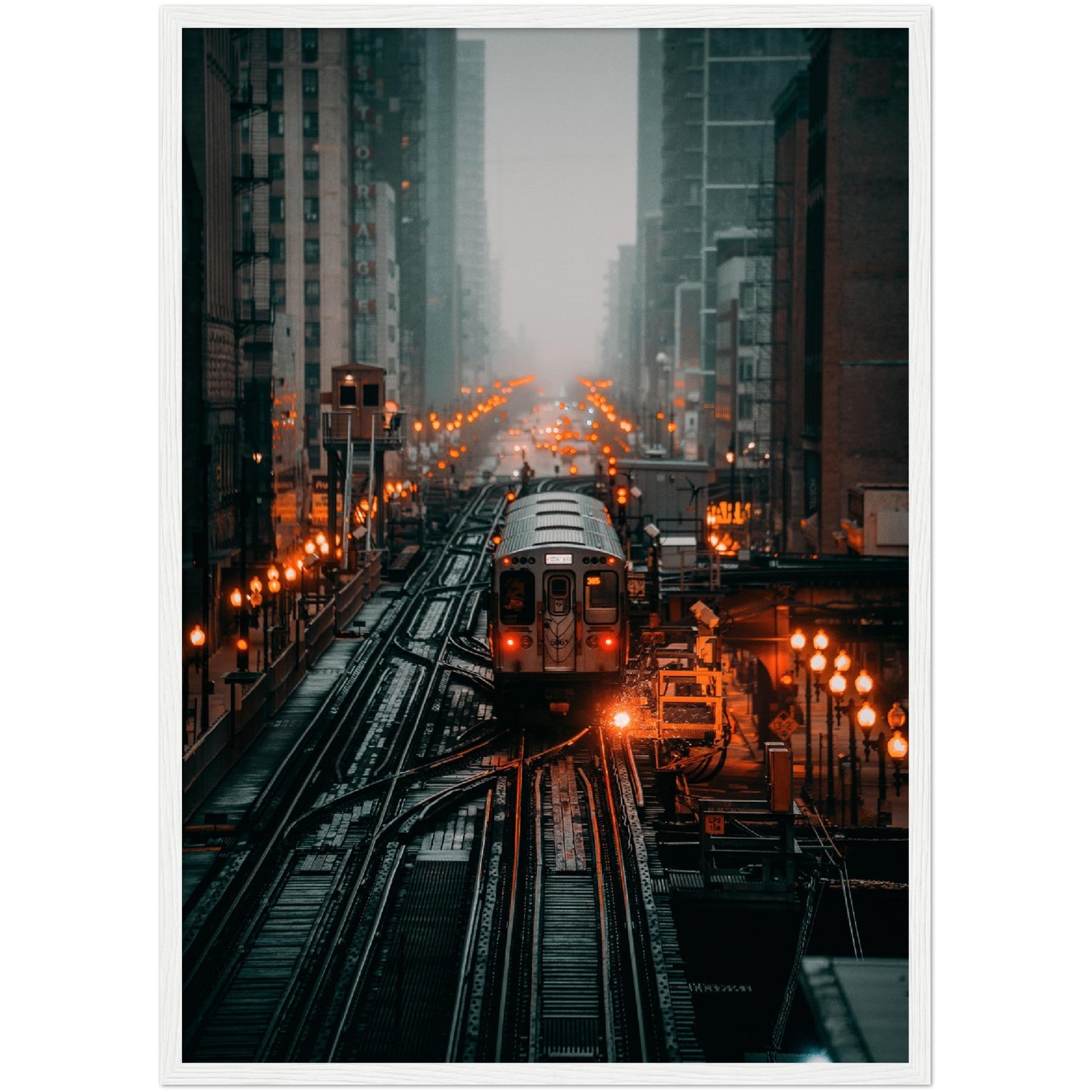 Chicago Metro Wall Art - Luxury Art Canvas