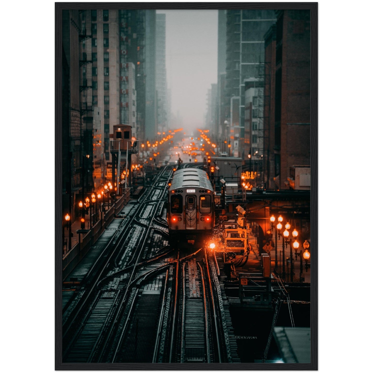 Chicago Metro Wall Art - Luxury Art Canvas