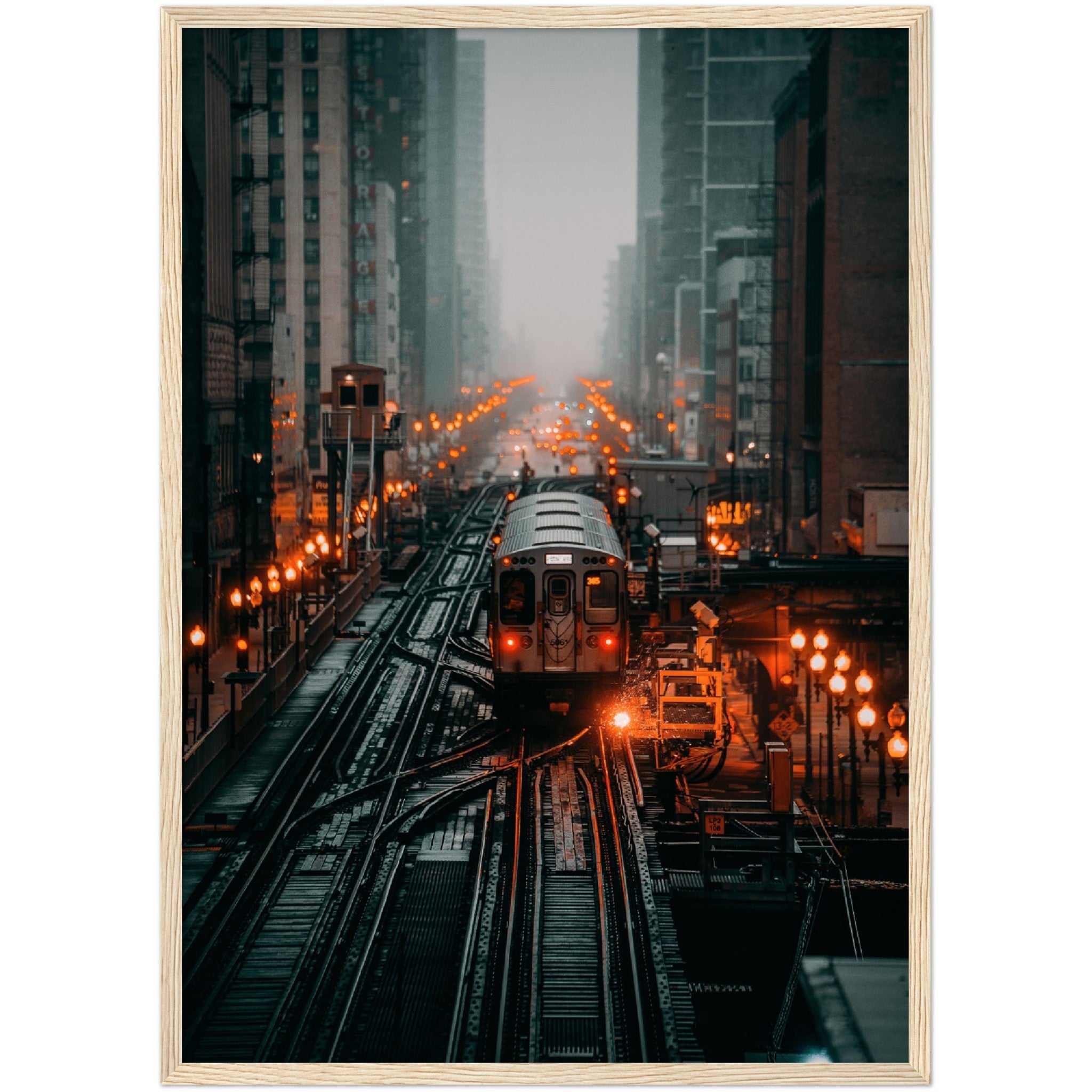 Chicago Metro Wall Art - Luxury Art Canvas