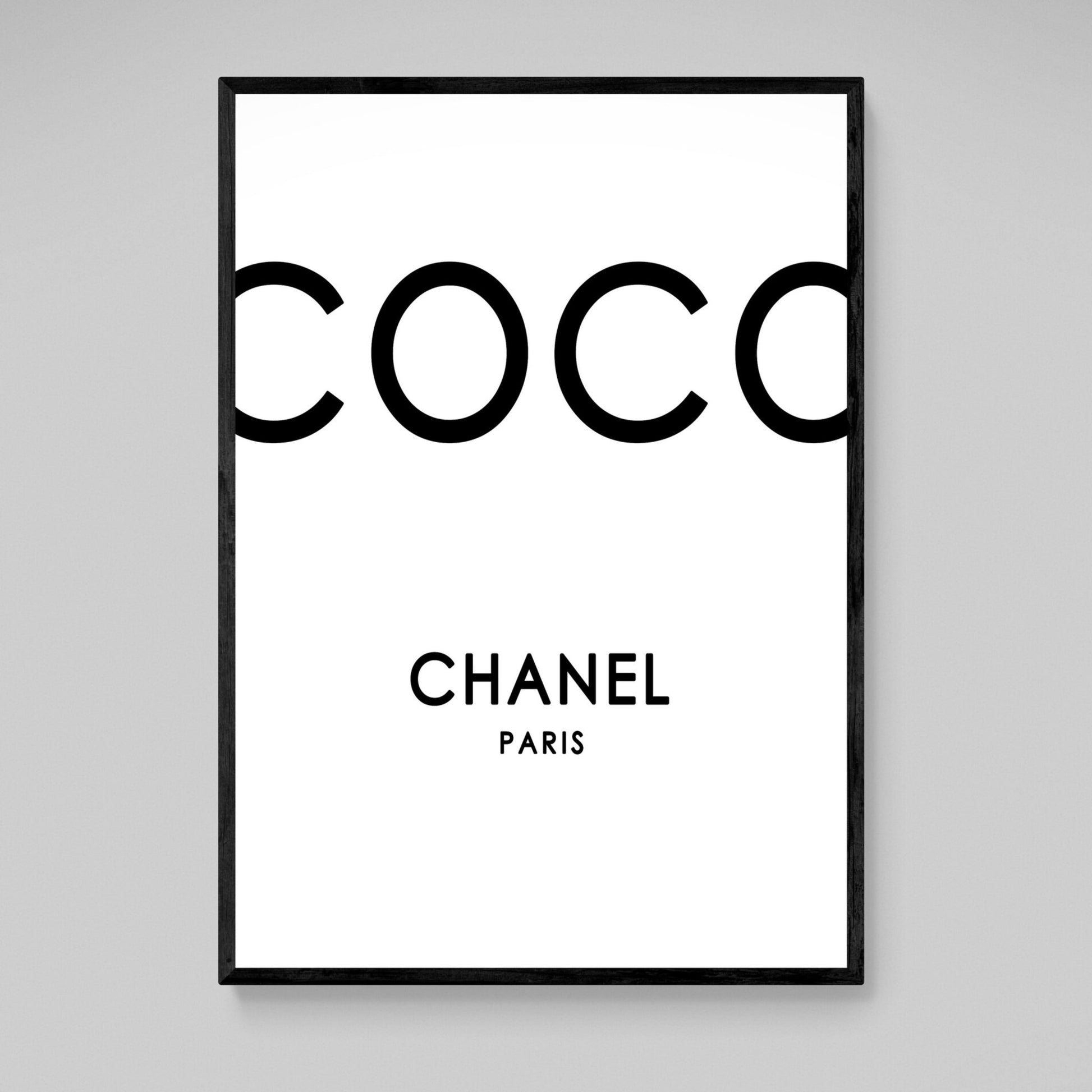 Framed Canvas Art - Coco Privé - Coco Chanel Life by Alla Grande ( People > celebrities > Models & Fashion Icons > Coco Chanel art) - 18x18 in