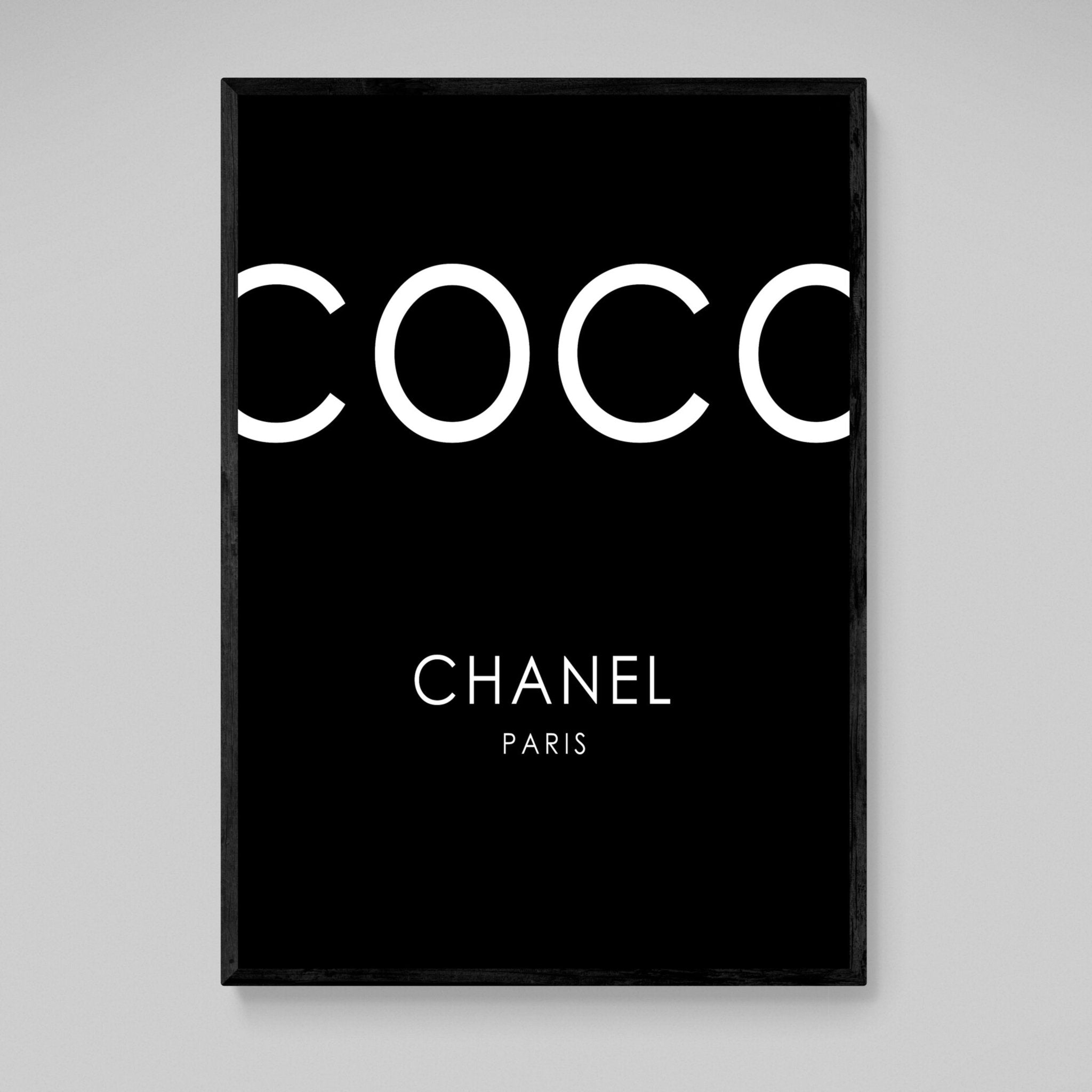 Coco Chanel Wall Art | Luxury Art Canvas