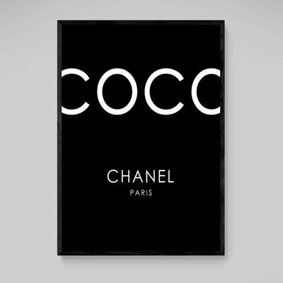 Coco Chanel Wall Art - Luxury Art Canvas
