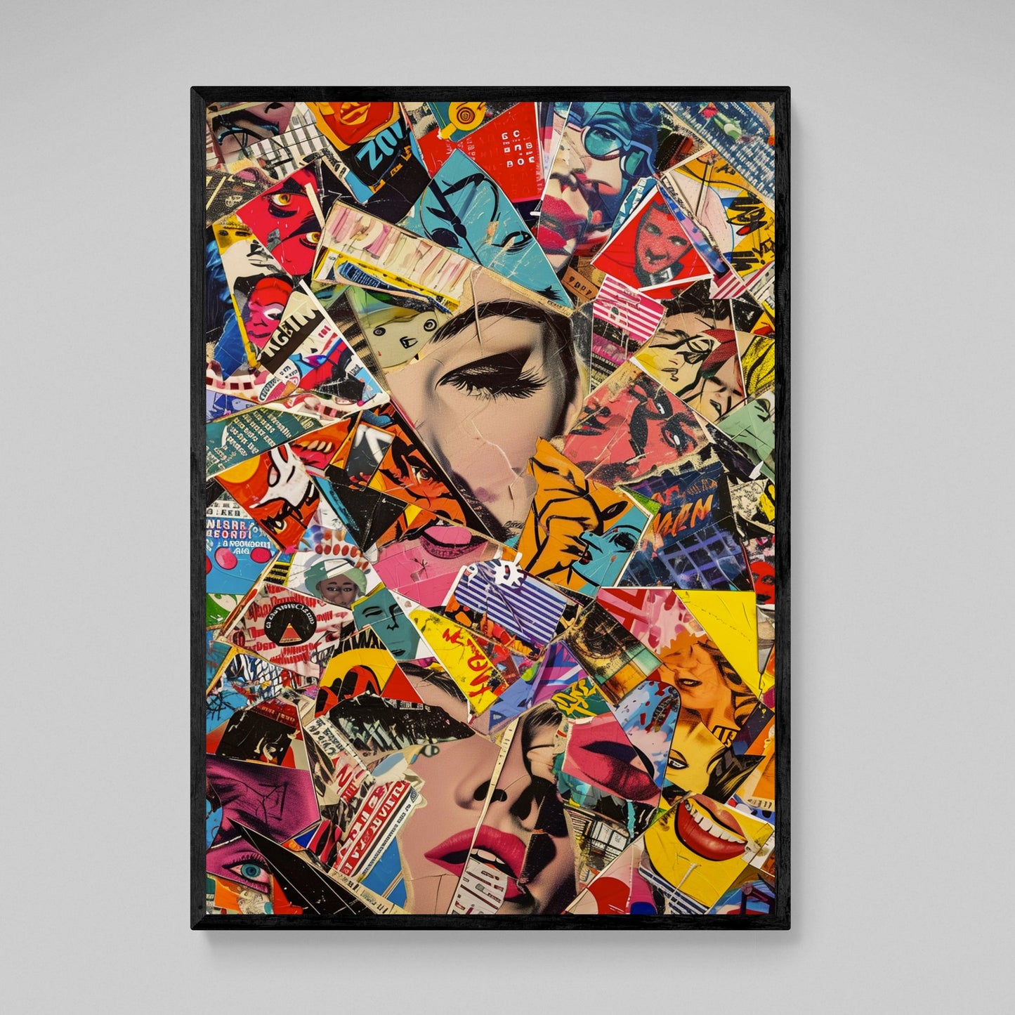 Collage Pop Art Canvas - Luxury Art Canvas