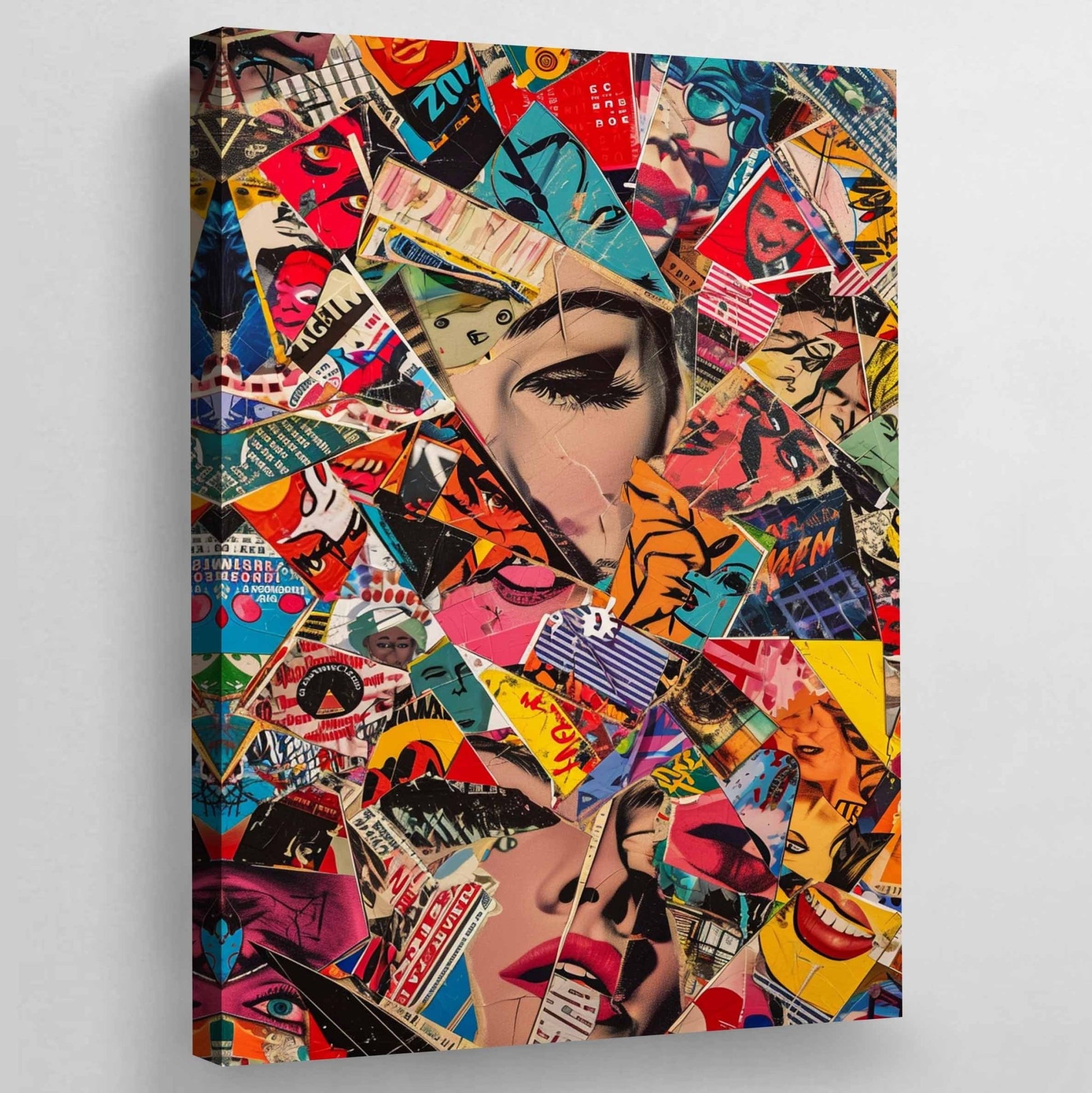 Collage Pop Art Canvas - Luxury Art Canvas