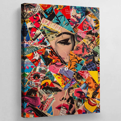 Collage Pop Art Canvas - Luxury Art Canvas