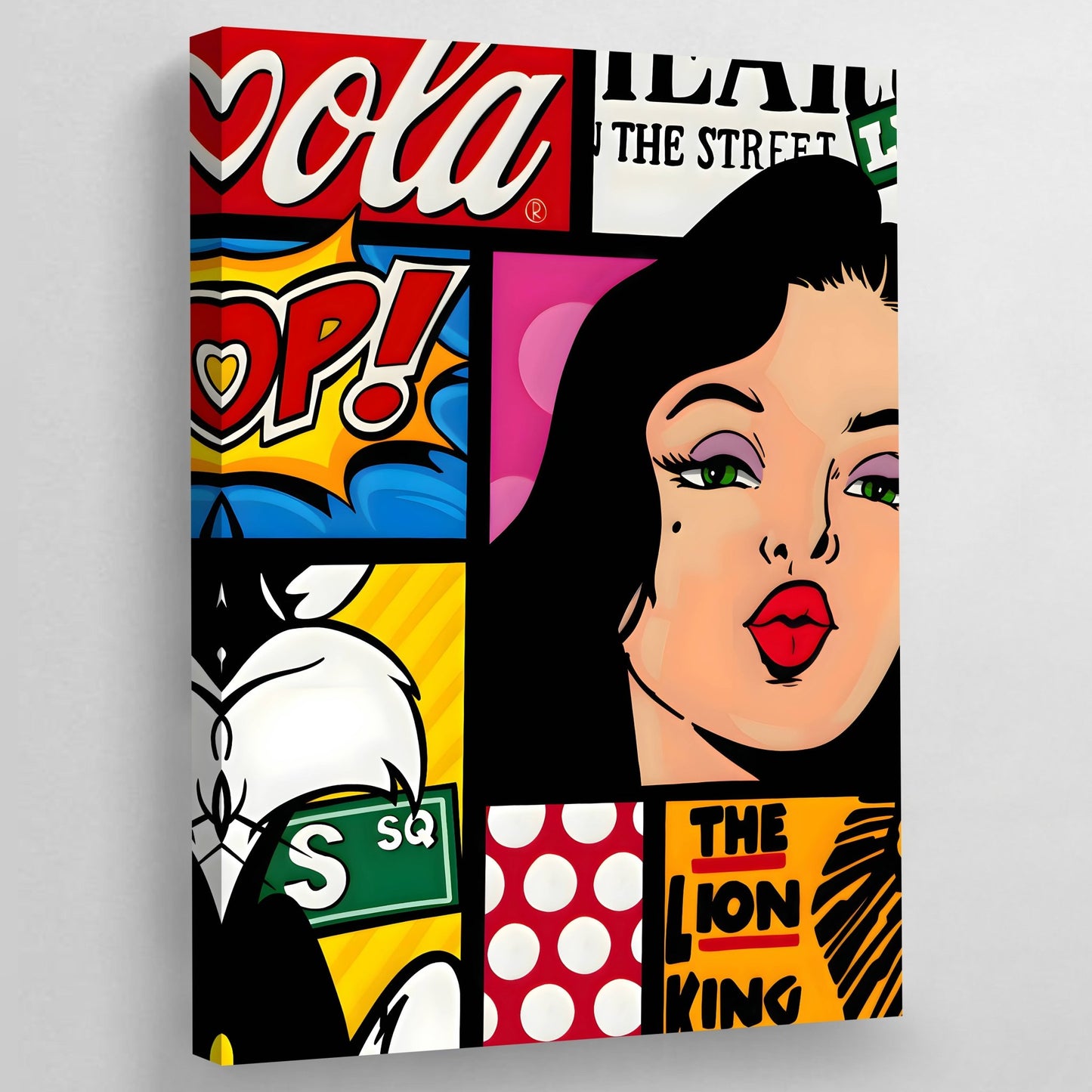 Comic Book Pop Art Canvas - Luxury Art Canvas