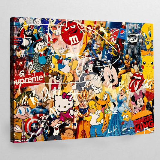 Comic Pop Art Canvas - Luxury Art Canvas