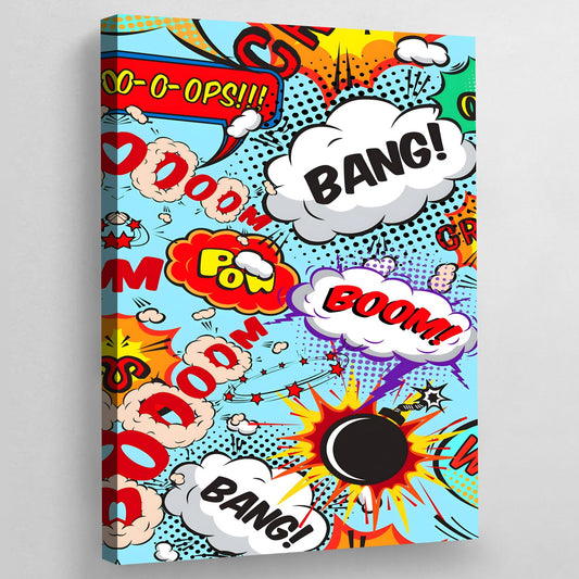 Comics Pop Art Canvas - Luxury Art Canvas