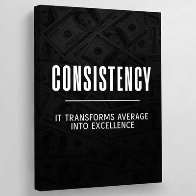 Consistency Canvas - Luxury Art Canvas