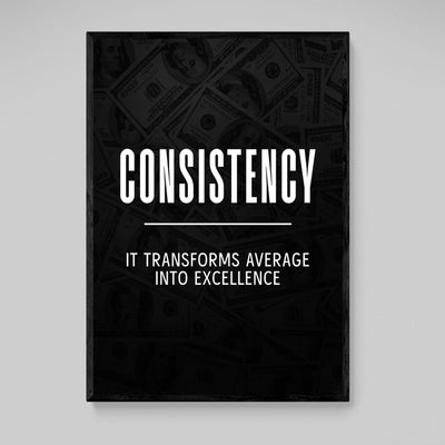 Consistency Canvas - Luxury Art Canvas