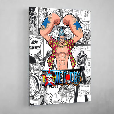Cyborg Pirate Anime Wall Art - Luxury Art Canvas