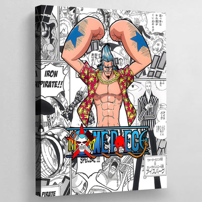 Cyborg Pirate Anime Wall Art - Luxury Art Canvas