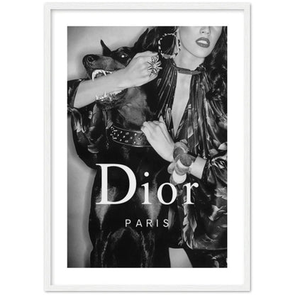 Dior Framed Print  Luxury Art Canvas