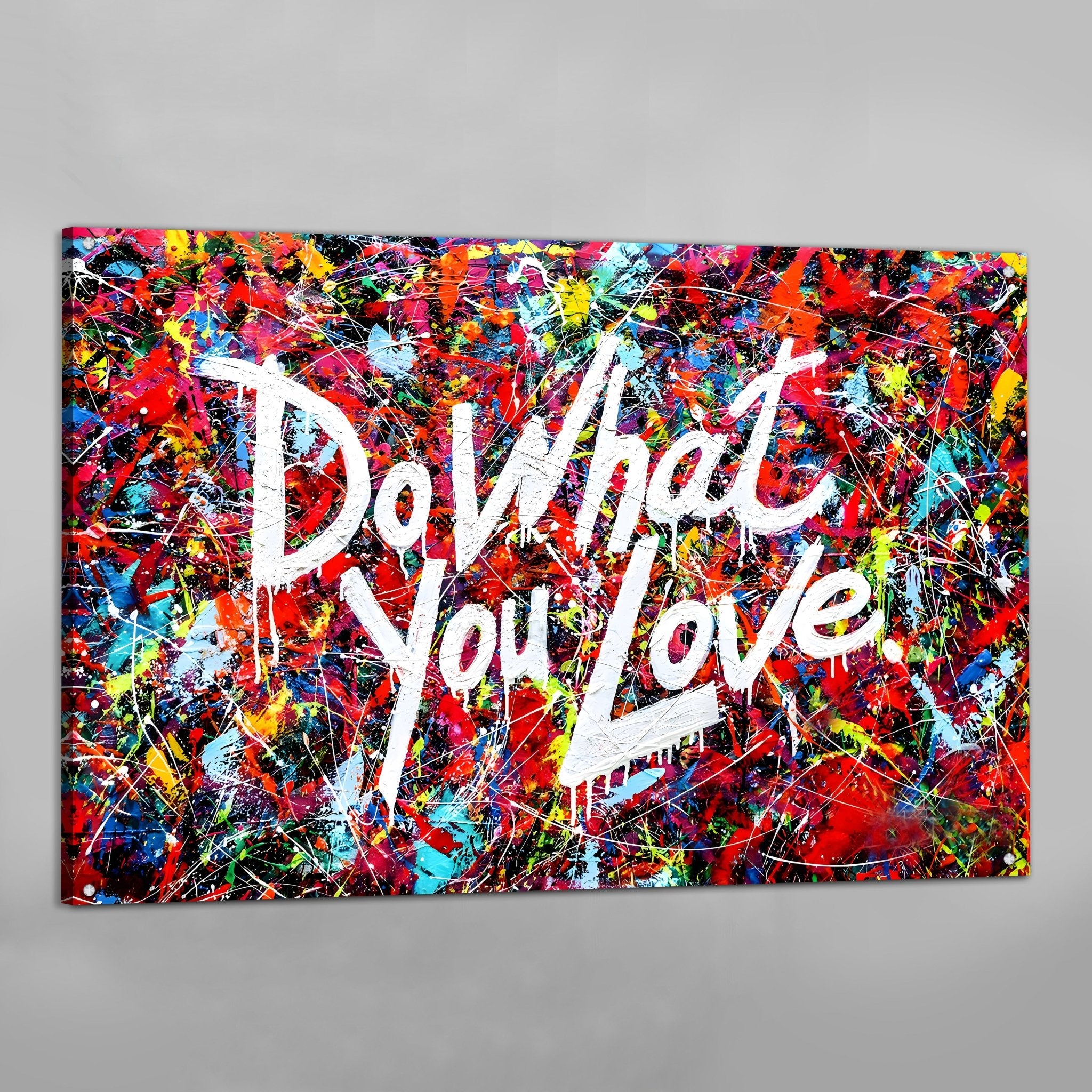Do What You Love Wall Art - Luxury Art Canvas